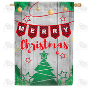 America Forever Christmas Celebration House Flag