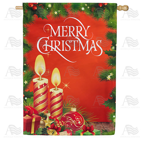 America Forever Christmas Decorations House Flag