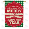 America Forever Our Christmas Wish House Flag