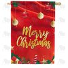 America Forever A Bright Christmas House Flag