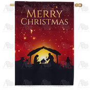 America Forever Our Dear Savior's Birth House Flag
