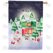America Forever Santa Came! House Flag