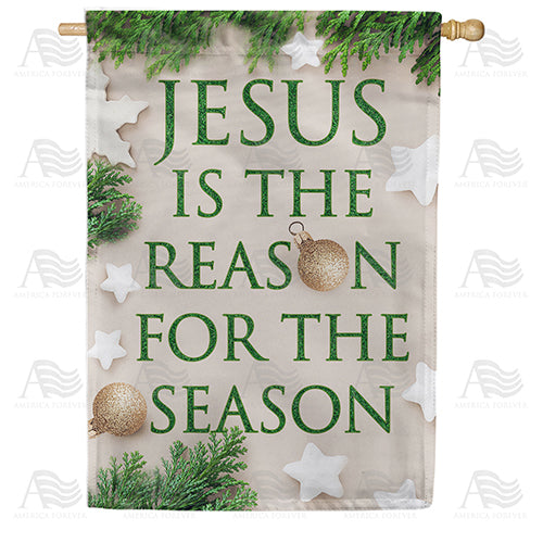 America Forever Jesus is the Reason House Flag