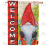 America Forever Christmas Gnome House Flag
