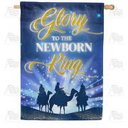 America Forever The King's Glorious Birth House Flag