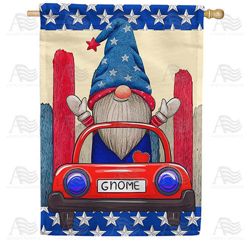 America Forever Vote For Gnome House Flag