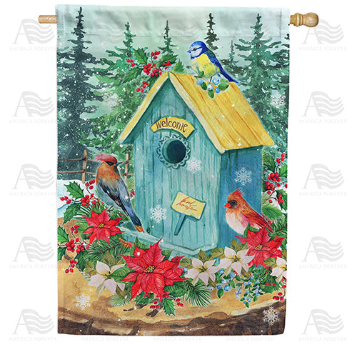 America Forever Birds Decorate Their House House Flag