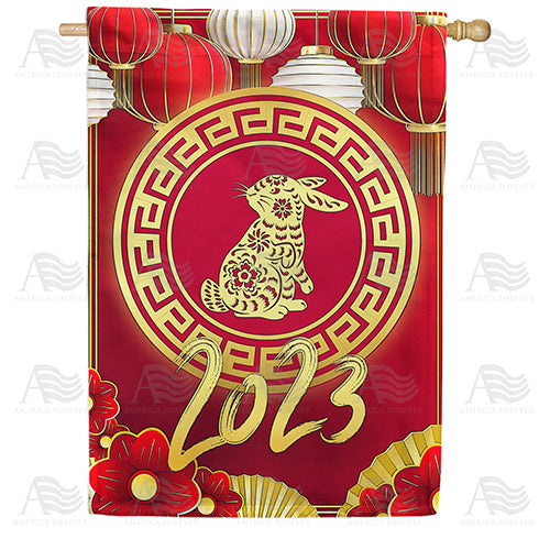 America Forever Chinese New Year 2023 House Flag
