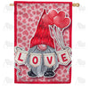 America Forever Gnome Love House Flag