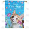 America Forever Valentine Calico House Flag