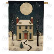 America Forever Warm & Cozy At Home House Flag