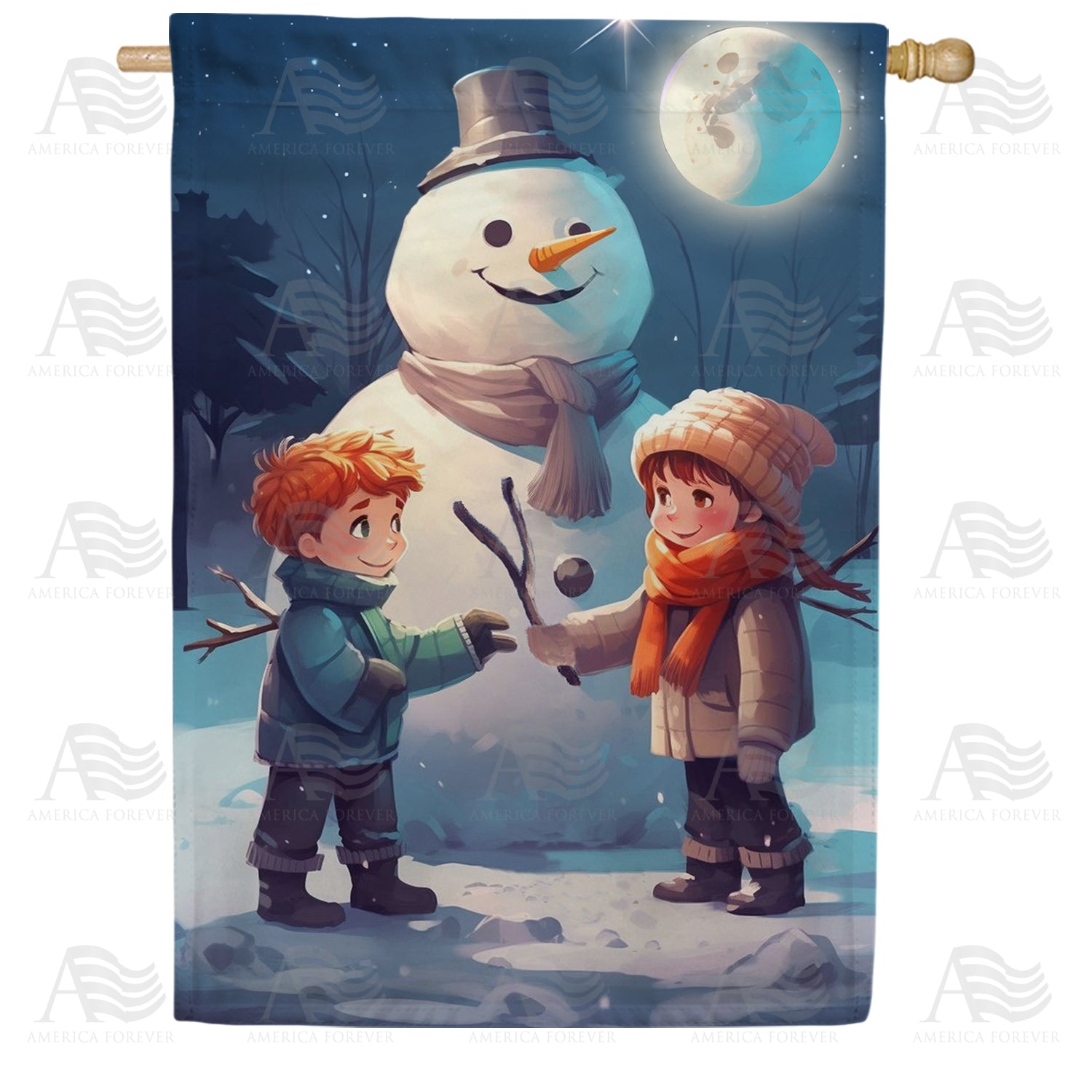 America Forever I Wish He'd Come Alive! House Flag