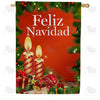 America Forever Feliz Navidad House Flag