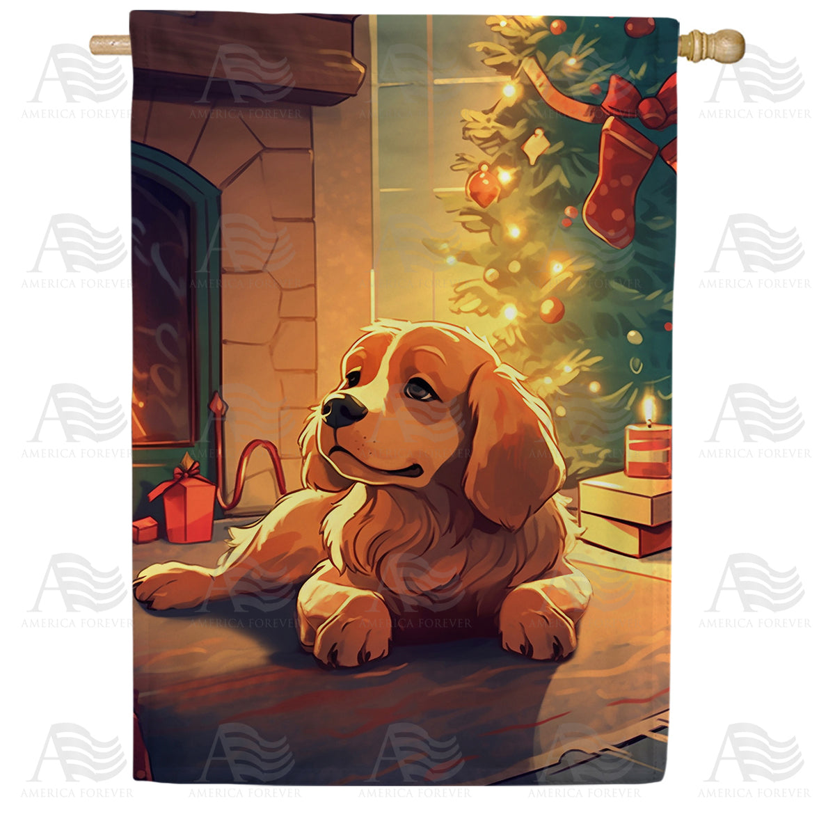 America Forever Visions Of Bones & Toys House Flag