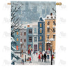 America Forever Christmas Shoppers House Flag
