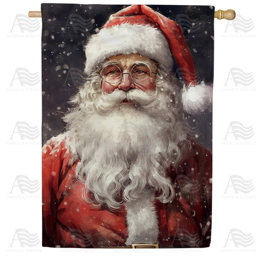 America Forever Old St. Nick House Flag