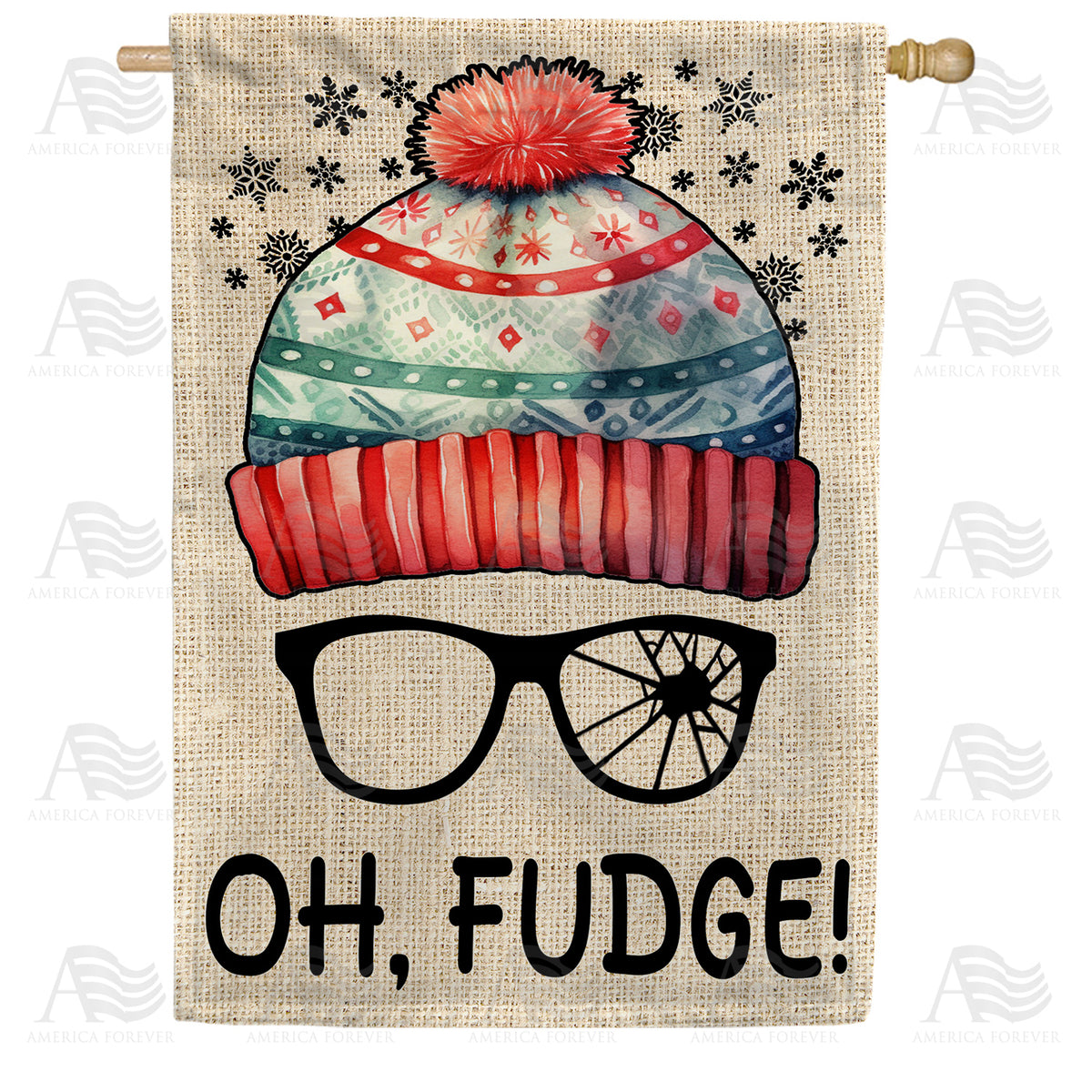 America Forever Oh, Fudge! House Flag