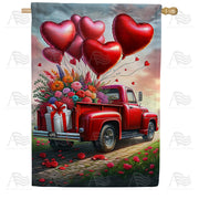 America Forever Vintage Valentine's Delivery House Flag