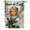 America Forever Peace on Earth Angel House Flag