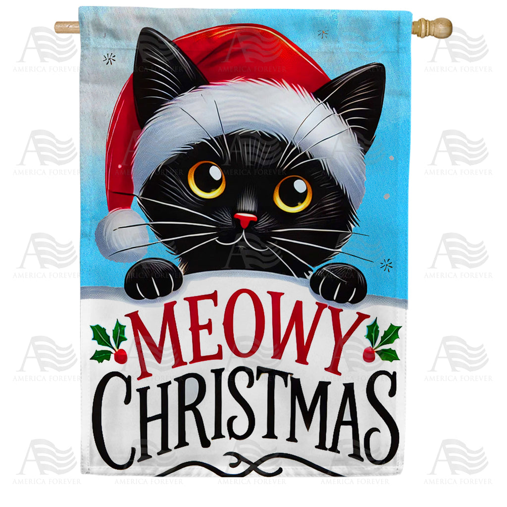 Evergreen Merry and Bright Cardinal House Flag