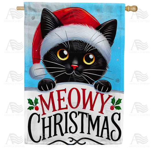 Evergreen Merry and Bright Cardinal House Flag
