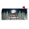 America Forever Winter Moon Mailbox Cover