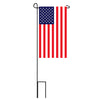 USA American Flag Double Sided Mini Flag with Stand 4.5x8