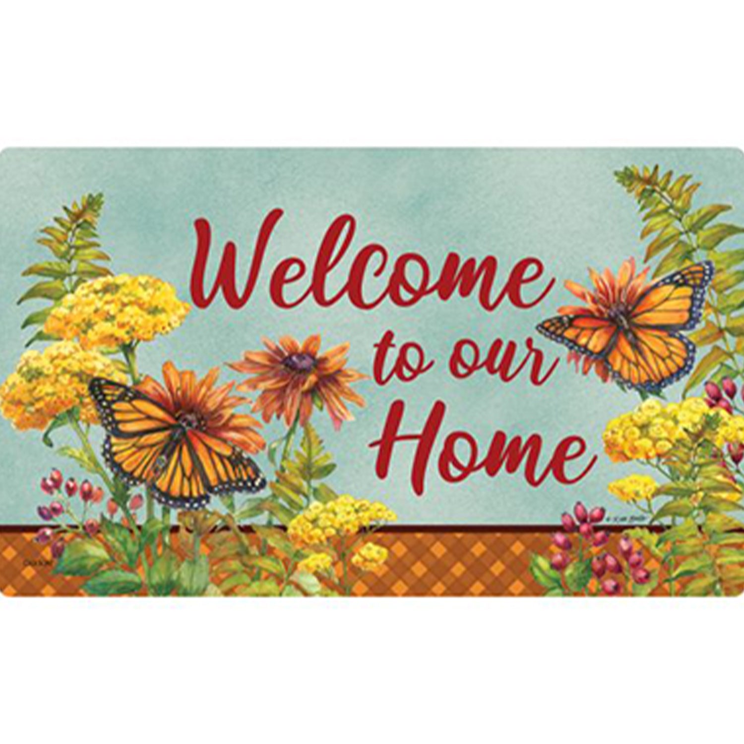 Carson Autumn Monarchs Doormat