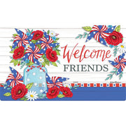 Carson Patriotic Welcome Door Mat