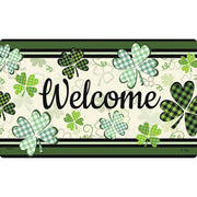 Carson Shamrock Welcome Door Mat