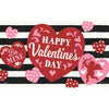 Carson Valentine Stripe Doormat