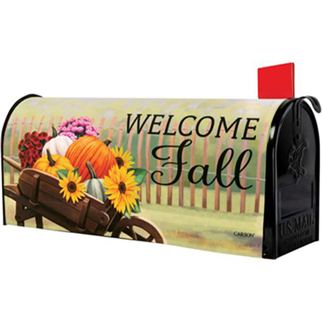 Carson Harvest Wagon Welcome Mailbox Cover