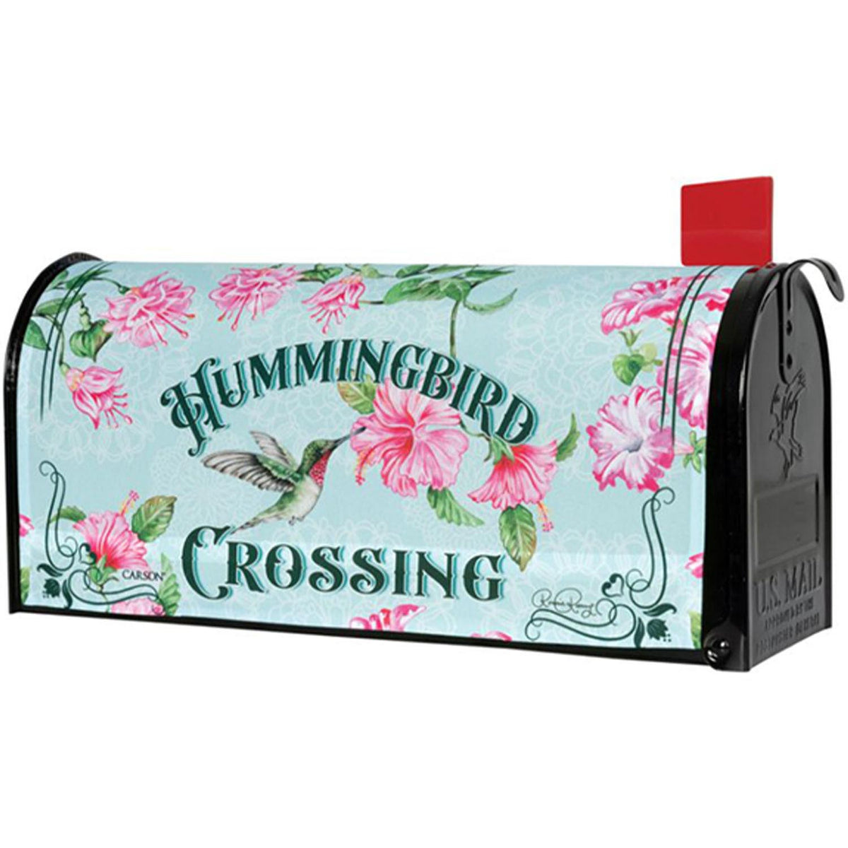 Carson Hummingbird Crossing Mailbox Cover