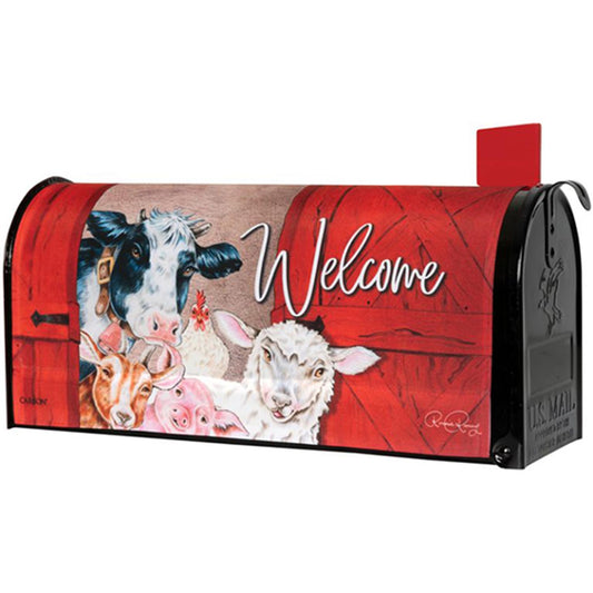 Carson Barnyard Friends Mailbox Cover