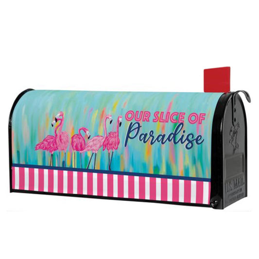 Carson Flamingo Paradise Mailbox Cover