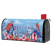 Carson Patriotic Birdhouses Mailbox Cover