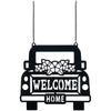 Carson Welcome Truck Metal Garden Flag