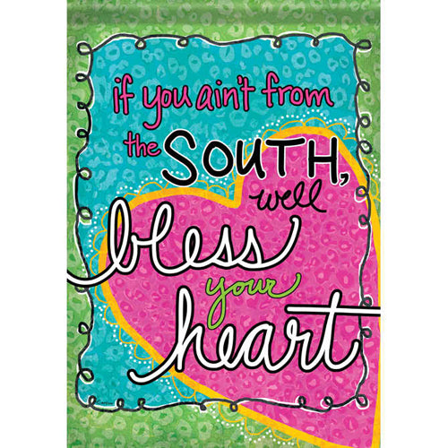 Carson Bless Your Heart South House Flag