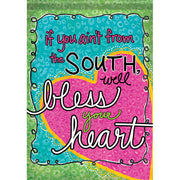 Carson Bless Your Heart South House Flag