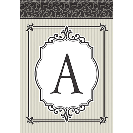 Carson Timeless Details Monogram Garden Flag