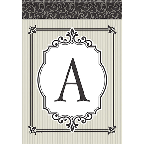 Carson Timeless Details Monogram Garden Flag