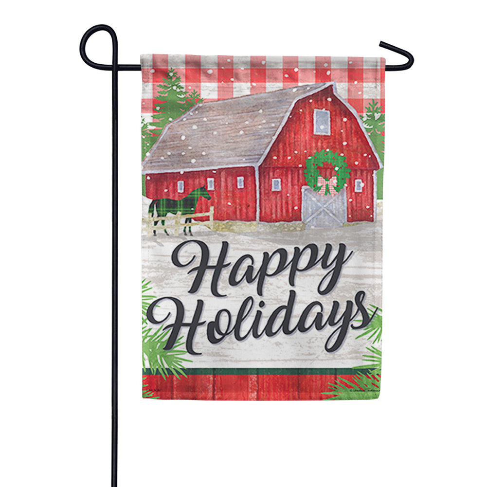 Carson Farm Holiday Garden Flag