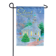 Carson Silent & Still Glitter Trends Garden Flag