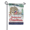 Carson Americana Christmas Farmhouse Garden Flag