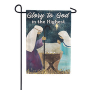Carson Glory to God in the Highest Garden Flag