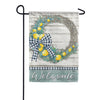Carson Lemon Wreath Welcome Garden Flag