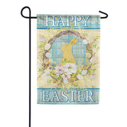 Carson Plaid Wreath Glitter Trends Garden Flag
