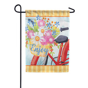 Carson Flower Basket Dura Soft Garden Flag