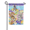 Carson Happy Bunnies Garden Flag