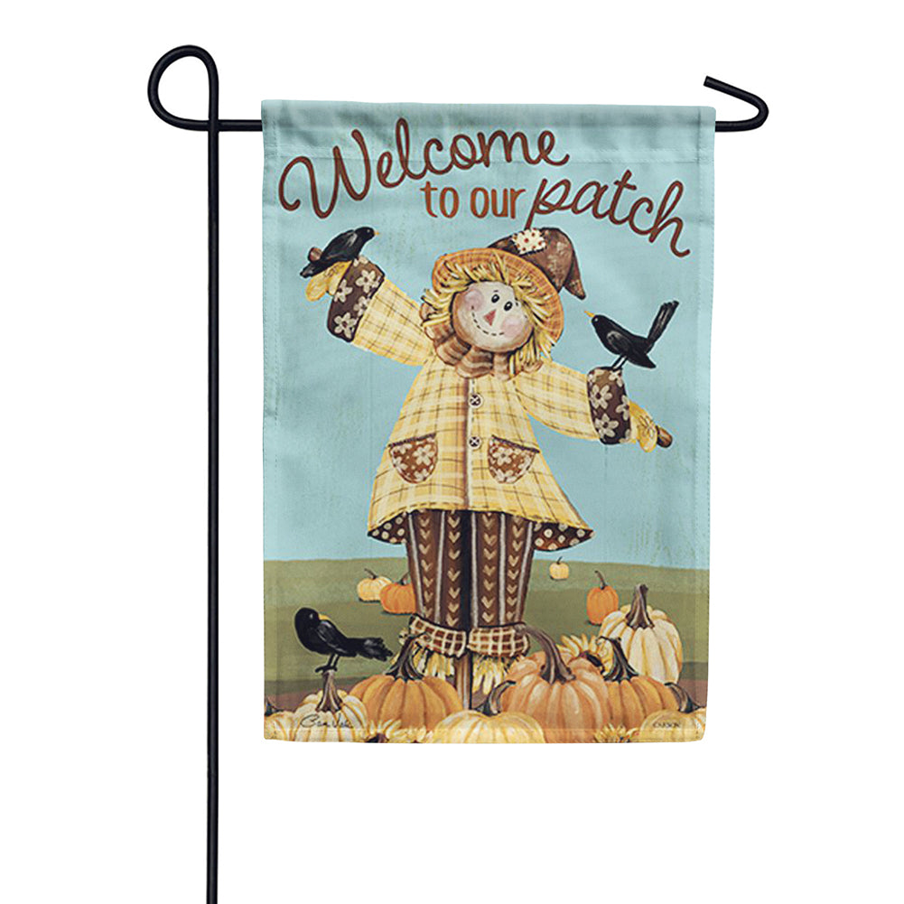 Carson Welcome to our Patch Garden Flag